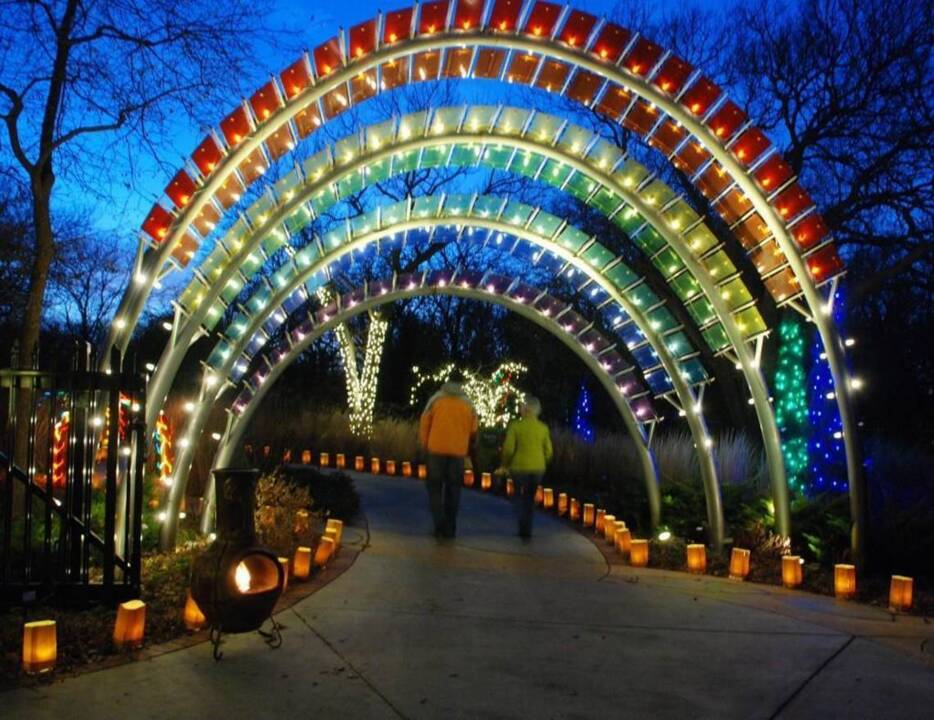 Enjoy the wonder of Botanica’s Illuminations light display