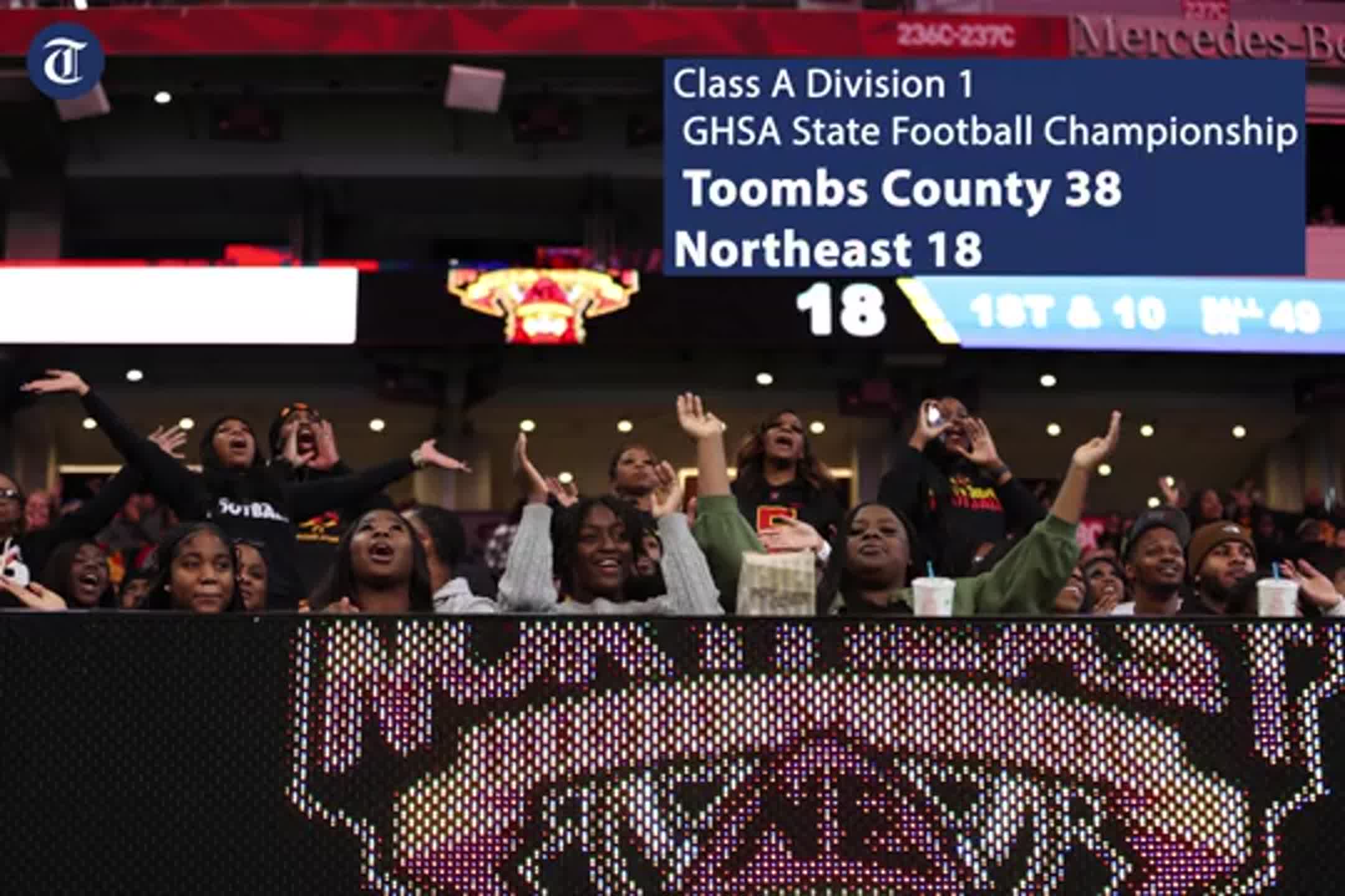 PHOTOS: Northeast High School falls to Toombs County in Class A Division 1 Football State Championship