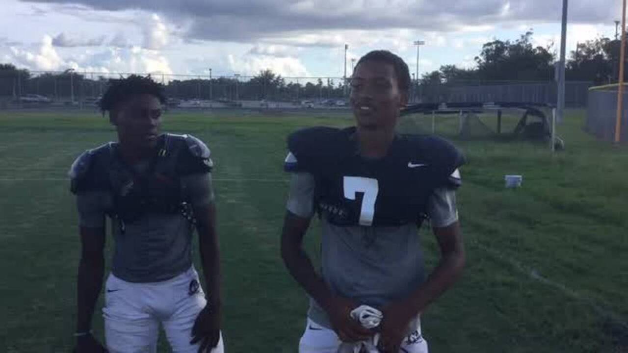 Braden River football players lend a helping hand through Hermine