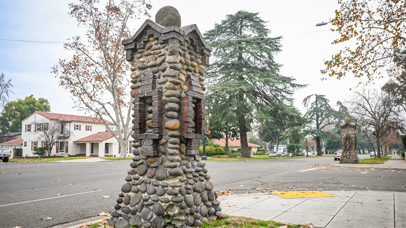 Iconic pillar in Fresno High neighborhood on track to be rebuilt