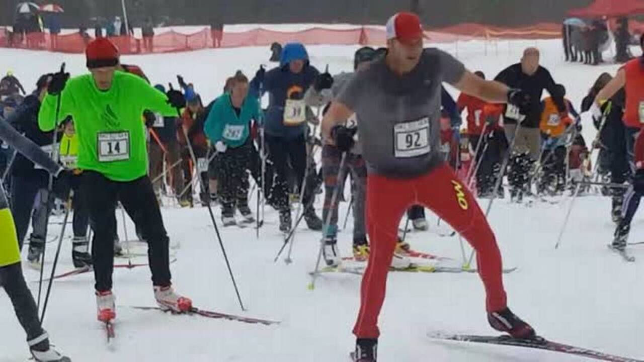 Cross-county skiing leg starts off Ski to Sea with a blast