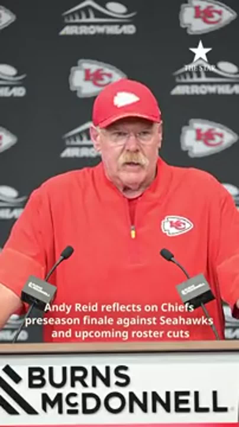 Andy Reid reflects on Chiefs' preseason performance ahead of roster cuts