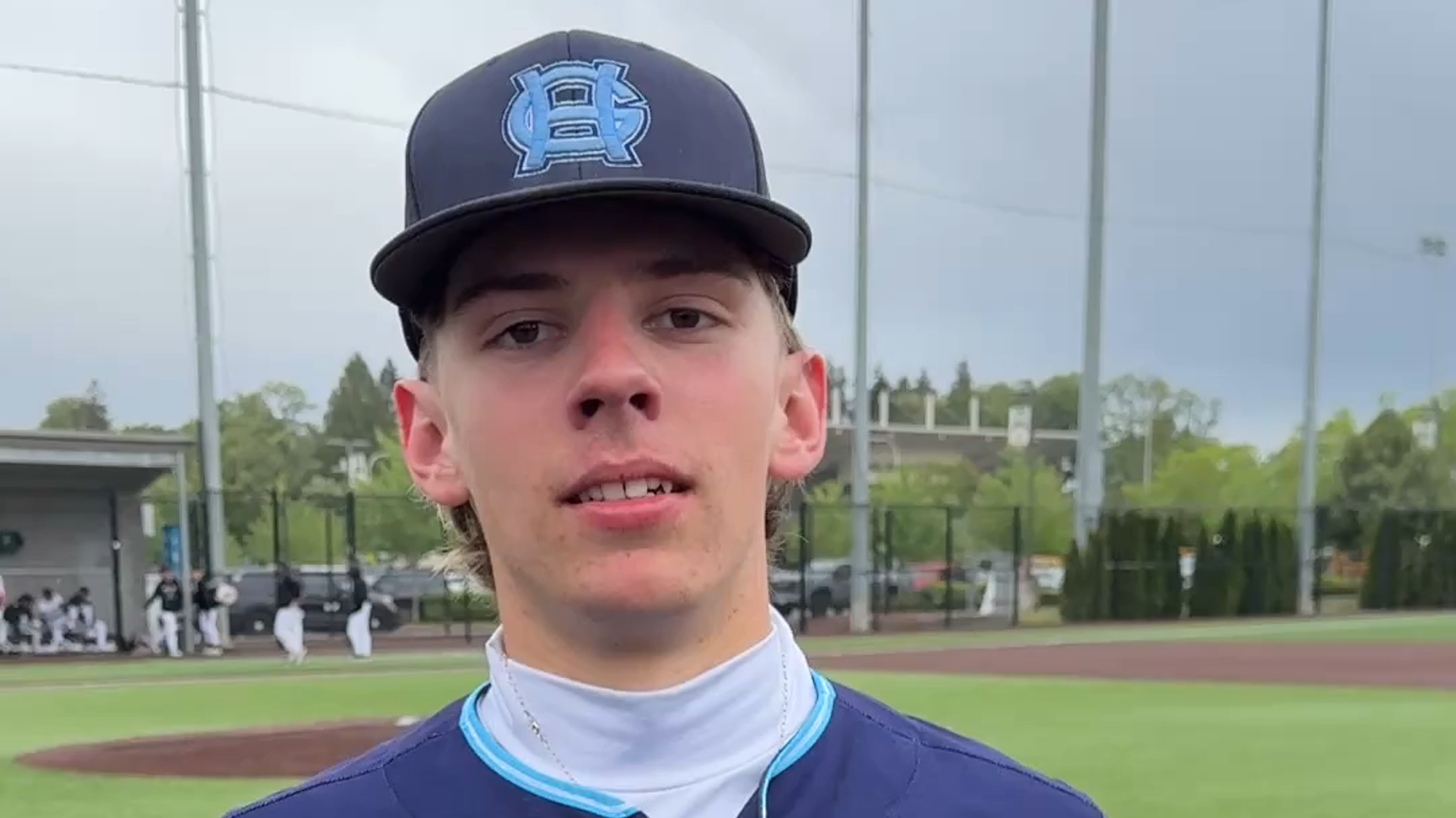 Gig Harbor's Daniel Sleeter breaks down five-inning perfect game against Kentlake