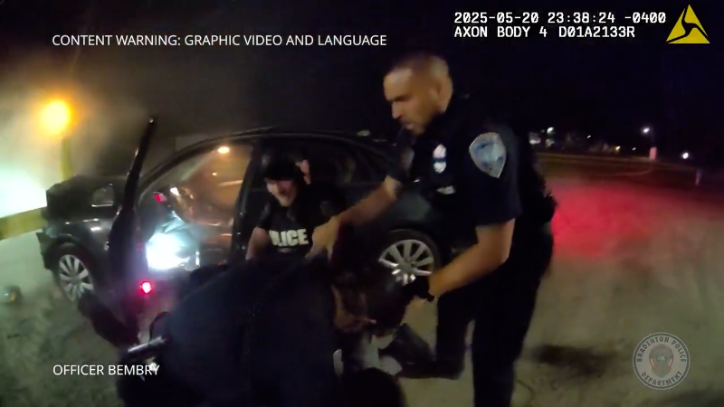 Bradenton police officer dragged as suspect flees traffic stop