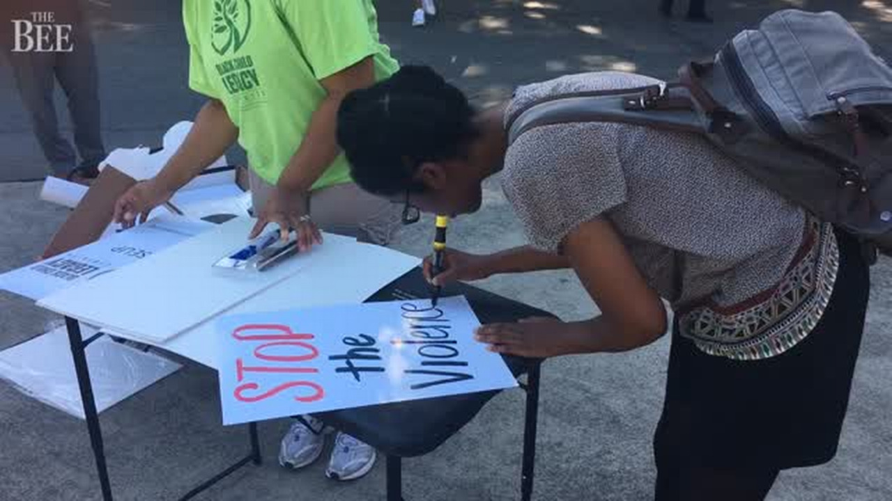 Sacramento mayor, residents march to end Oak Park violence