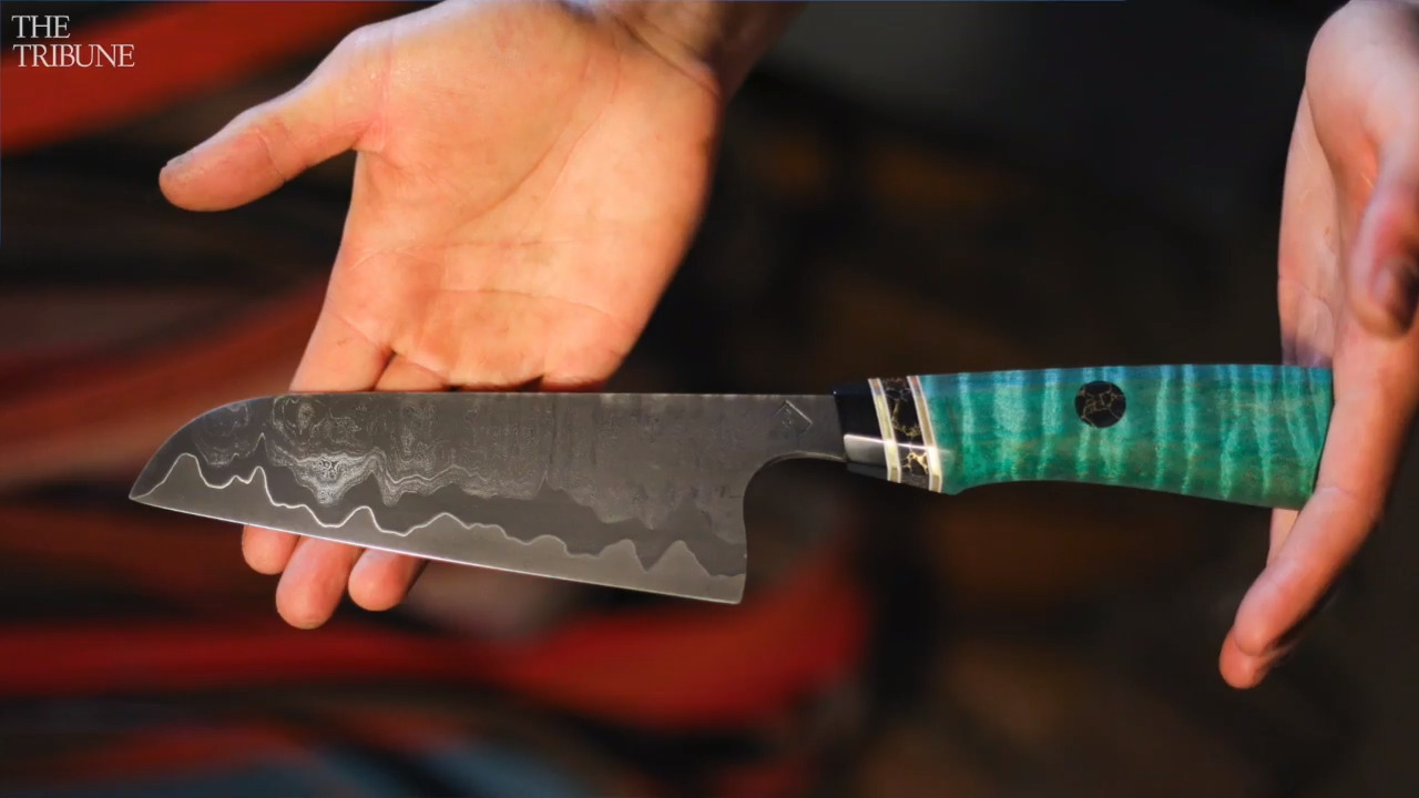 See ‘Forged in Fire’ bladesmith hammer red-hot knives at SLO County shop