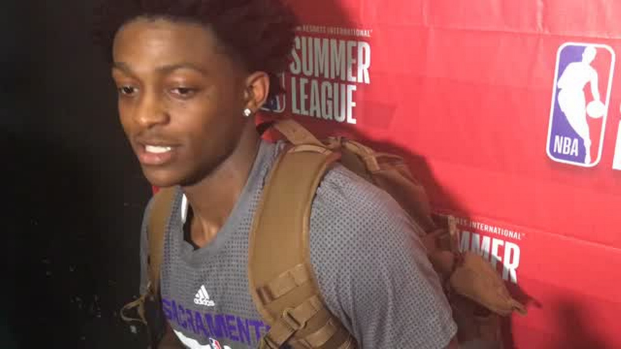 De'Aaron Fox was nervous, but he still scored 18 points