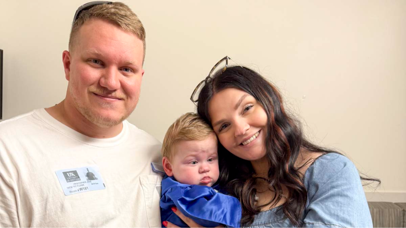 Baby who spent 14 months in the UK NICU sees his home for the first time (video)