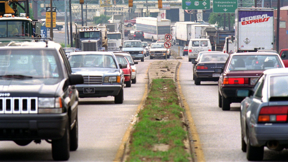 Charlotte in the 1990s - Independence Blvd. then and now