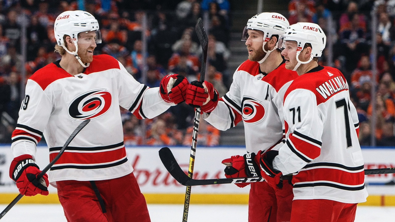 Shuffled lines, defensive plan against Oilers’ McDavid key to Canes’ win over Edmonton