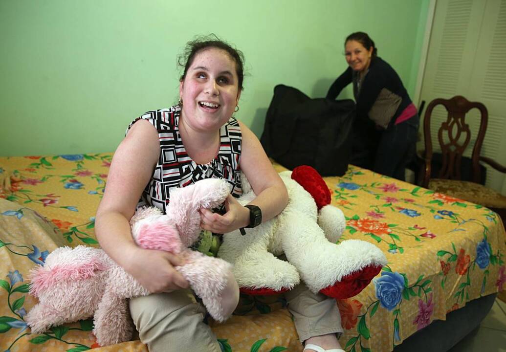 Young blind woman needs laptop to help with her studies