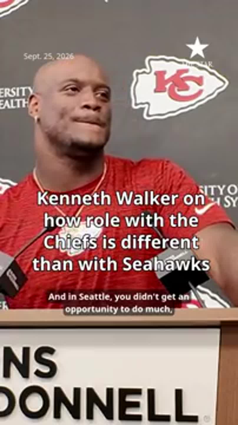 Kenneth Walker on how role with the Chiefs is different than with Seahawks