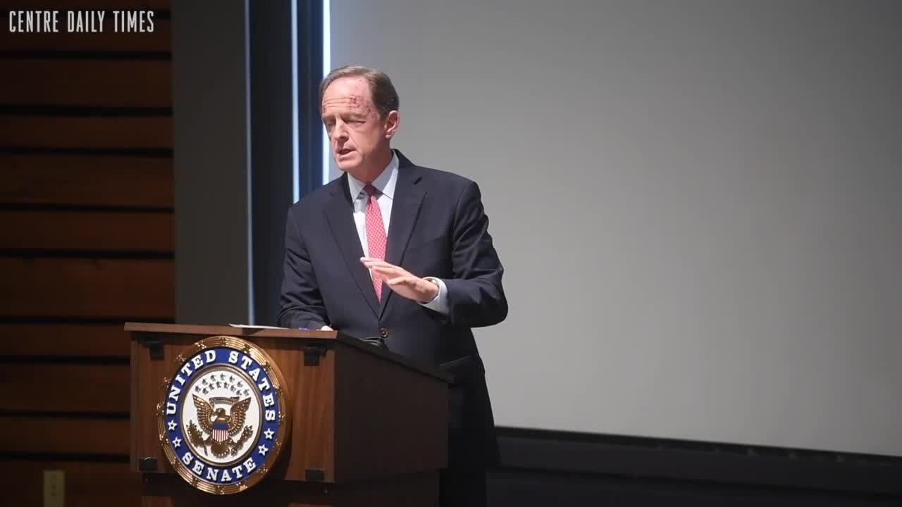 Senator Toomey talks about financial aid for municipalities