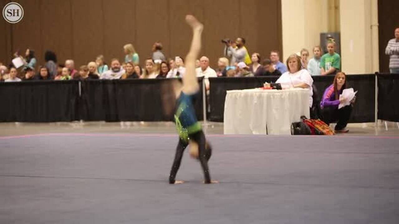 State gymnastics competition requires dedication and discipline