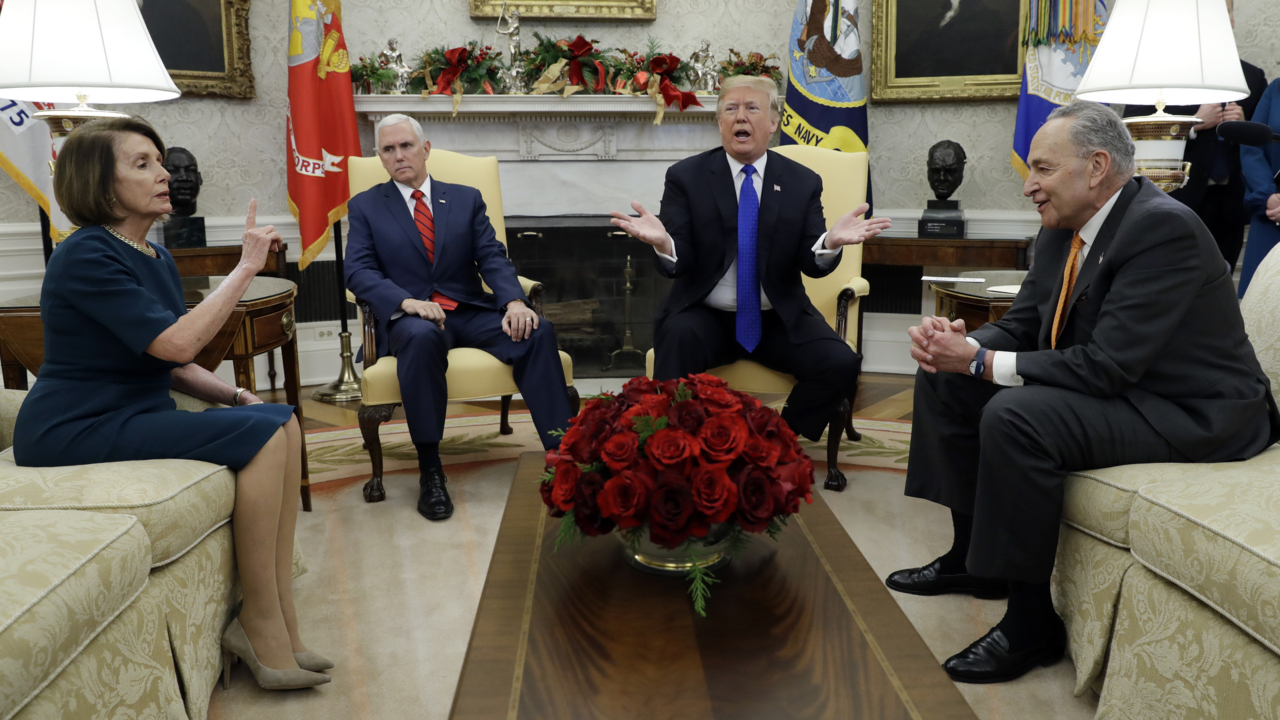 Trump, Pelosi, Schumer: Caught between their bases on border wall, immigration