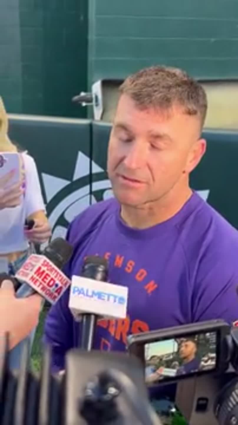 Clemson's Erik Bakich after 2026 series win over Gamecocks