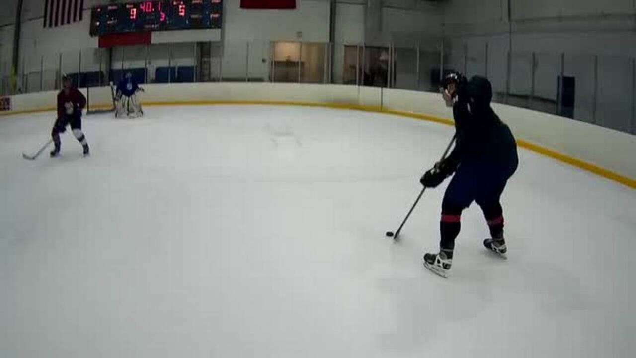 Goalie wins for himself, and his team 