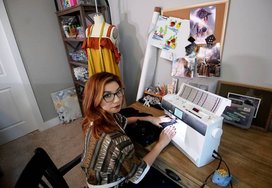 Fashion designer Aubrey Busek