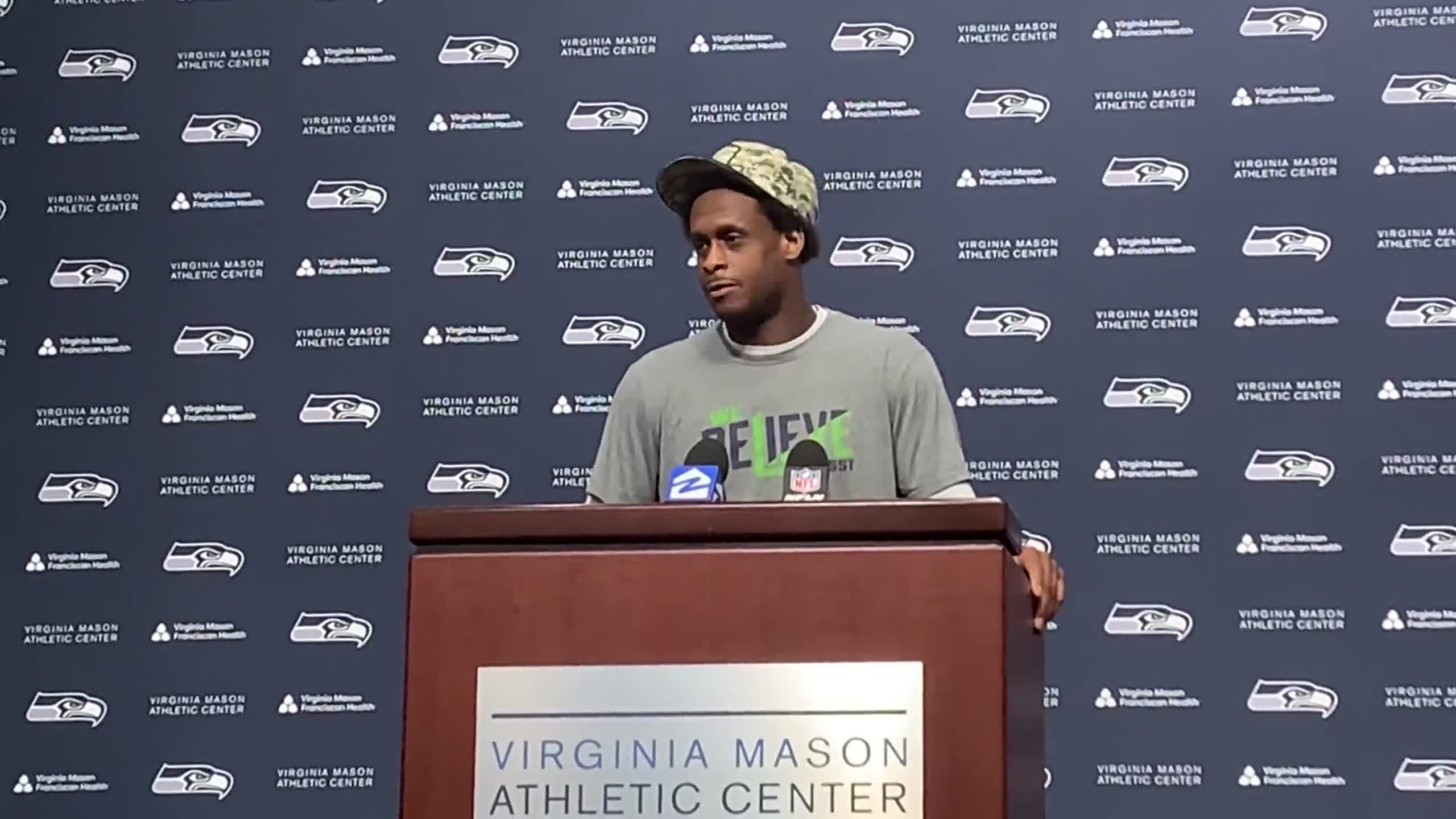 Seahawks’ Geno Smith urges workout partner Michael Penix Jr., Huskies to bring home title