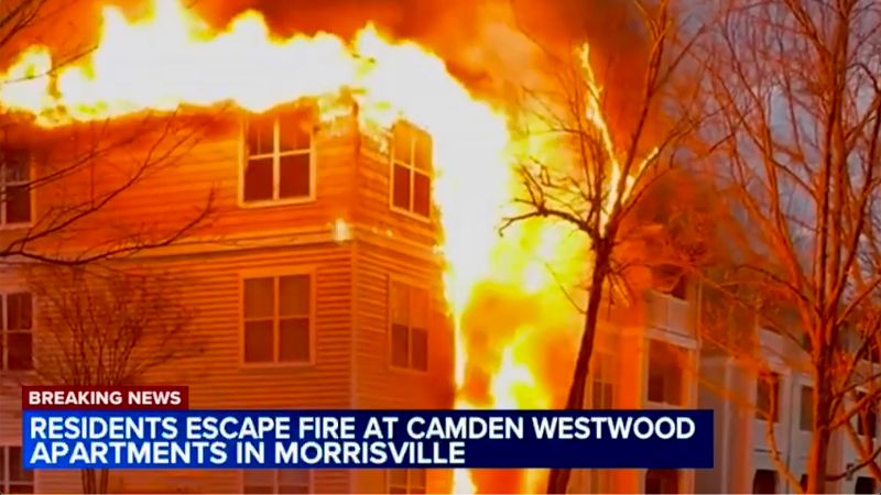 Major fire in Morrisville severely damages multiple units; injuries reported