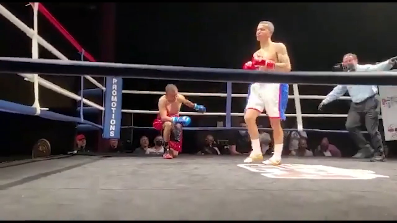 Frank Diaz Jr se impone con KO fulminante en Miami