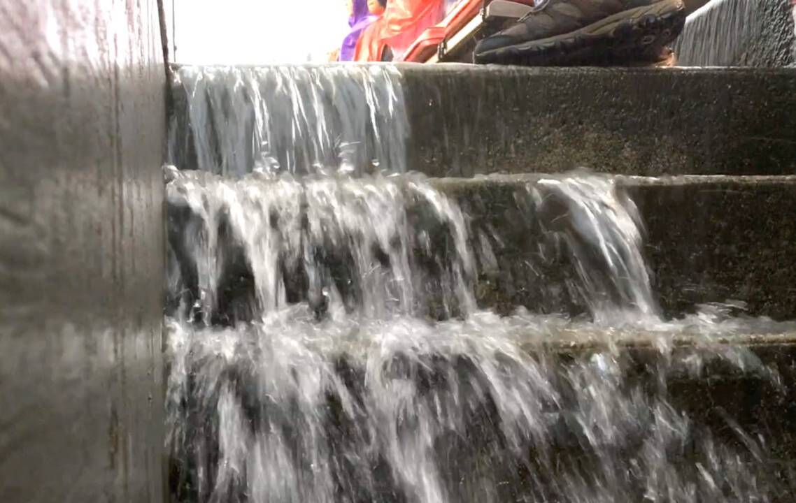 How wet was it at Carter-Finley Stadium during NC State’s game against Notre Dame?