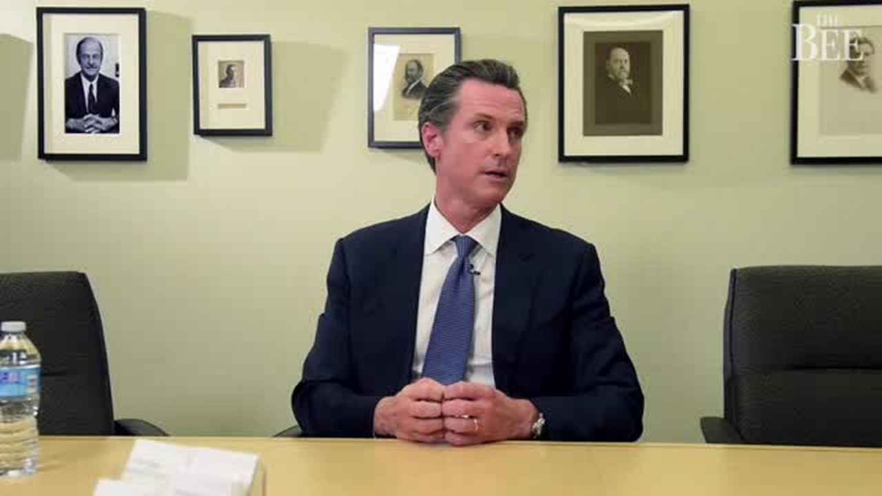 Video: Gavin Newsom on financing marijuana dispensaries