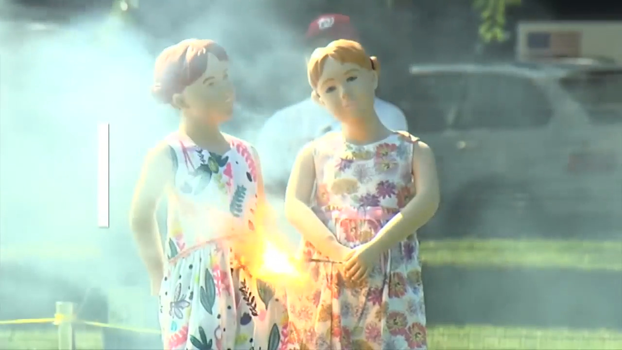 Video demonstrates the dangers of fireworks