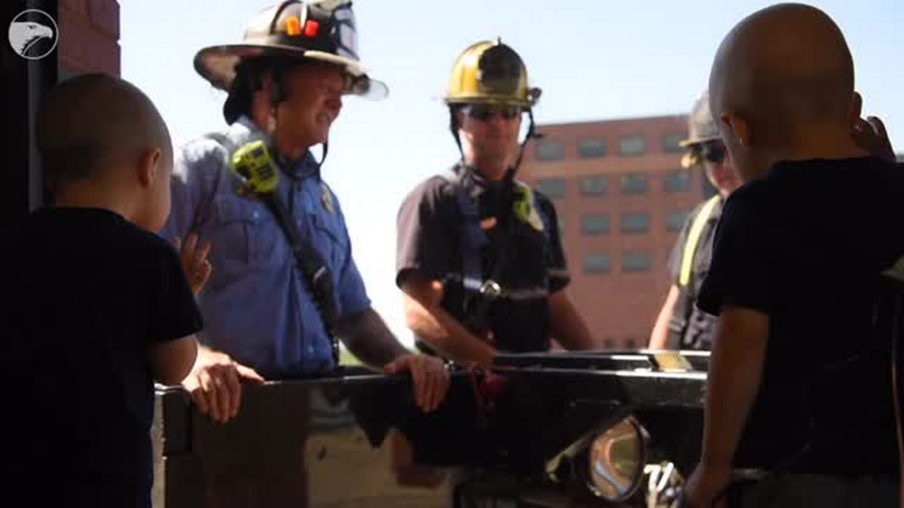 Boy, 2, gets visit from Wichita Fire Department