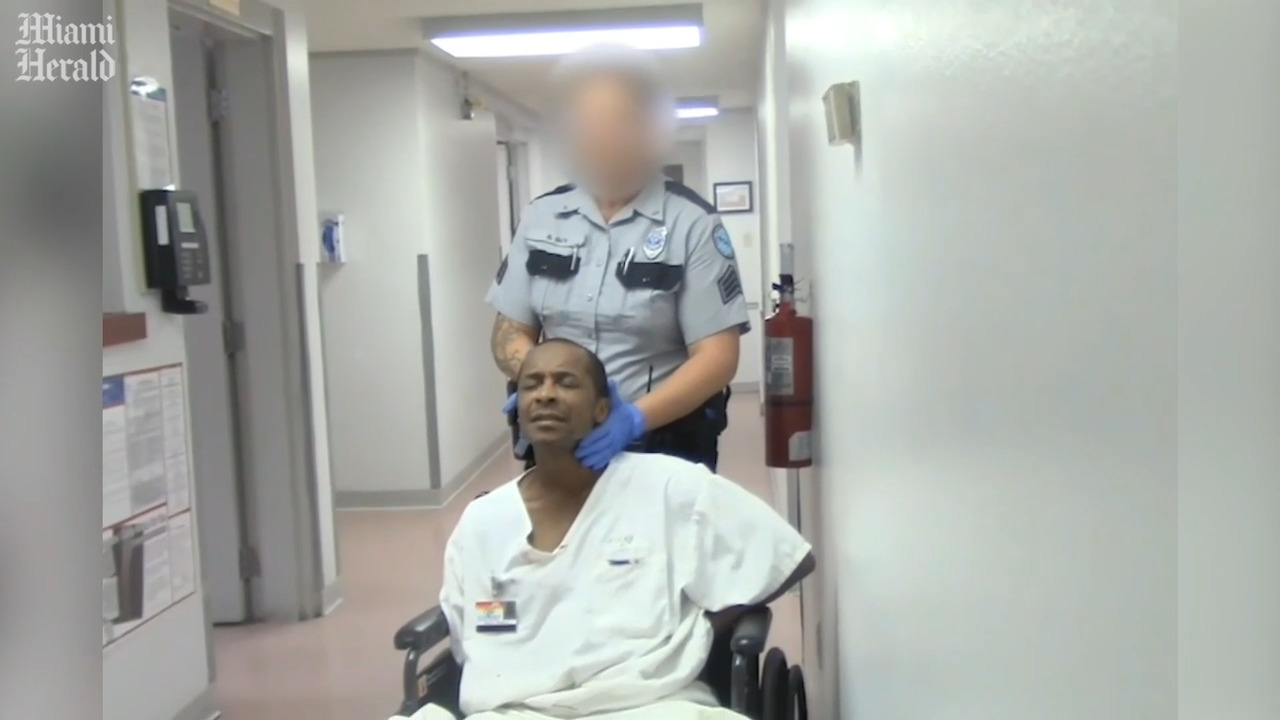 Florida corrections officers accuse man with broken neck of ‘faking’
