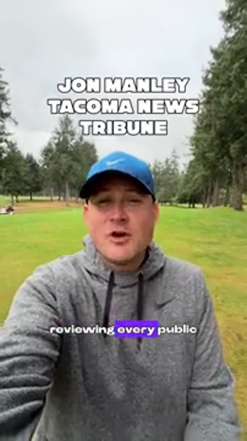 TNT sports reporter Jon Manley plays and reviews Meadow Park Golf Course in Tacoma