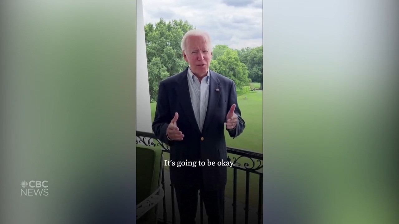 Biden releases message after testing positive for COVID-19