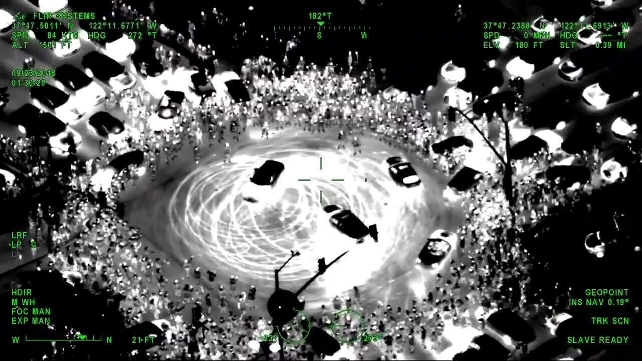See the large illegal ‘sideshow’ that led to impounded cars, arrests in Oakland