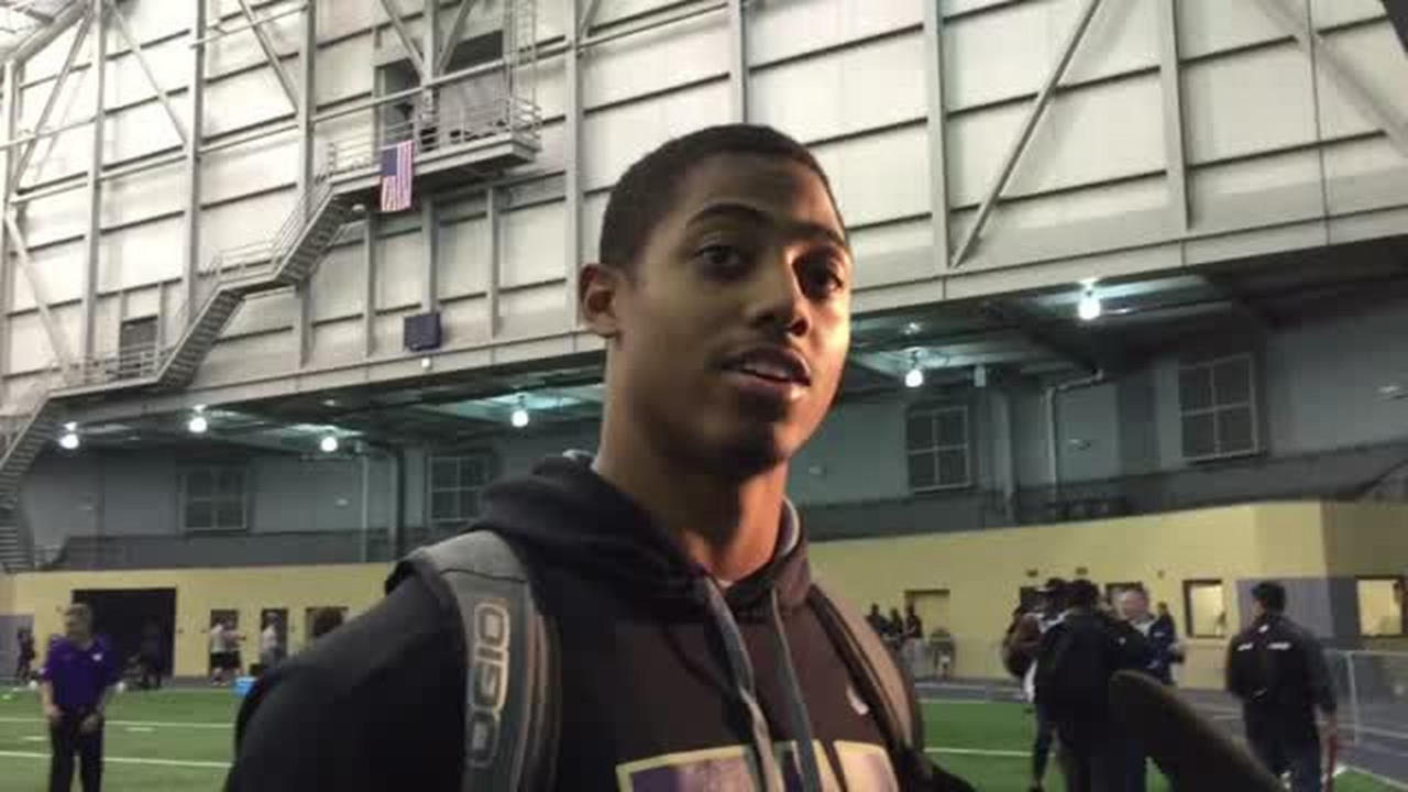 VIDEO: LB Travis Feeney after UW Pro Day