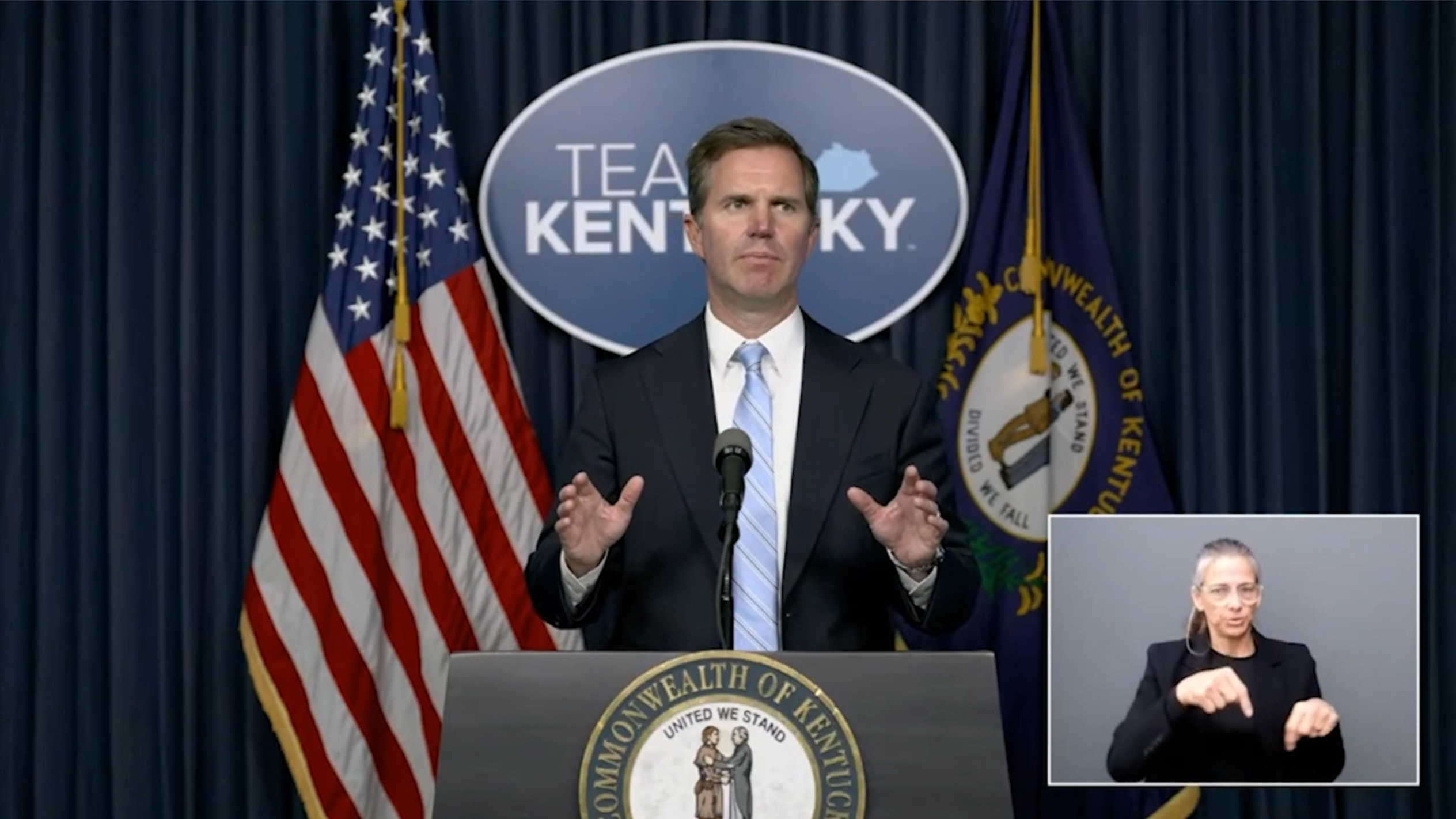 Gov. Andy Beshear says arrest of former Gov. Matt Bevin shows 'the rule of law still applies'