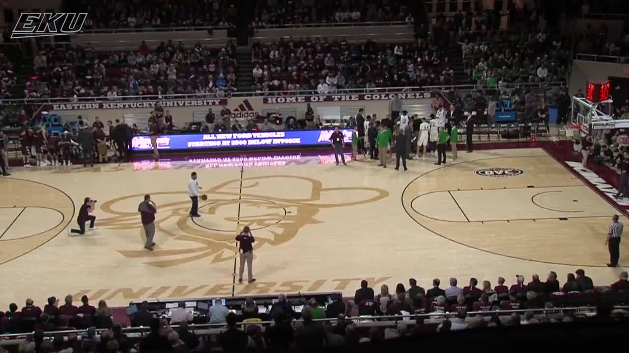 Eastern Kentucky student’s half-court shot for a car