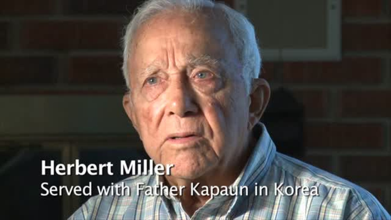 VIDEO: Wounded G.I. describes Kapaun's selflessness