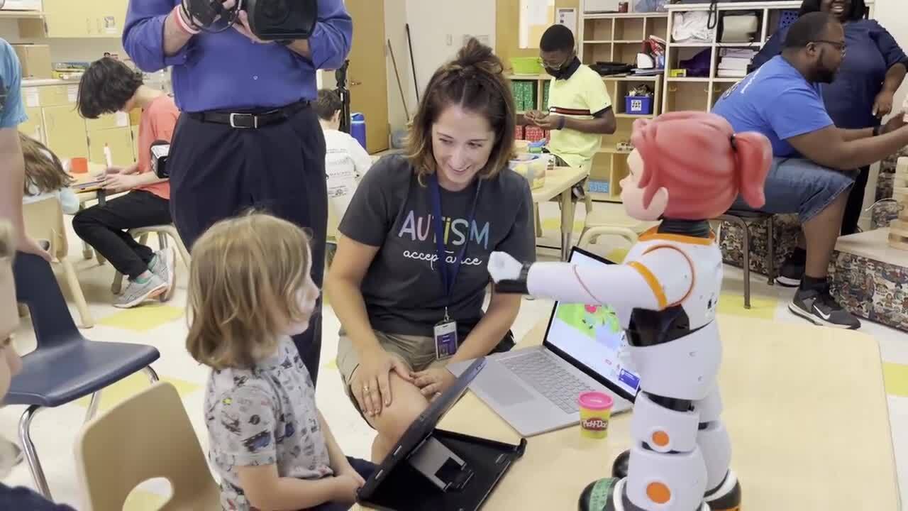 Video of robot to help students with autism (Video) | Hilton Head ...