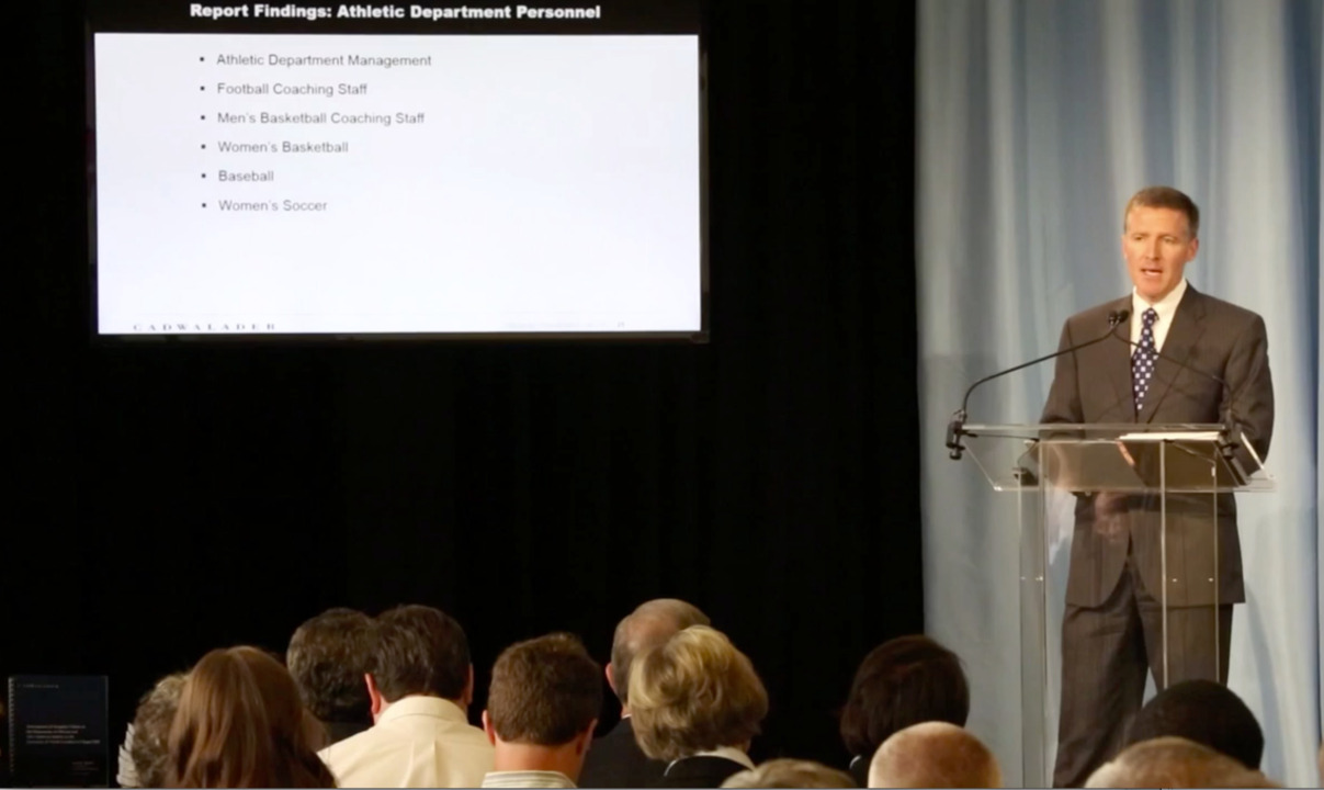 Wainstein discusses lack of evidence regarding UNC basketball player Rashad McCants