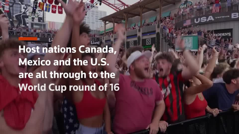 Hosts happy as US, Canada, Mexico all reach World Cup last 16