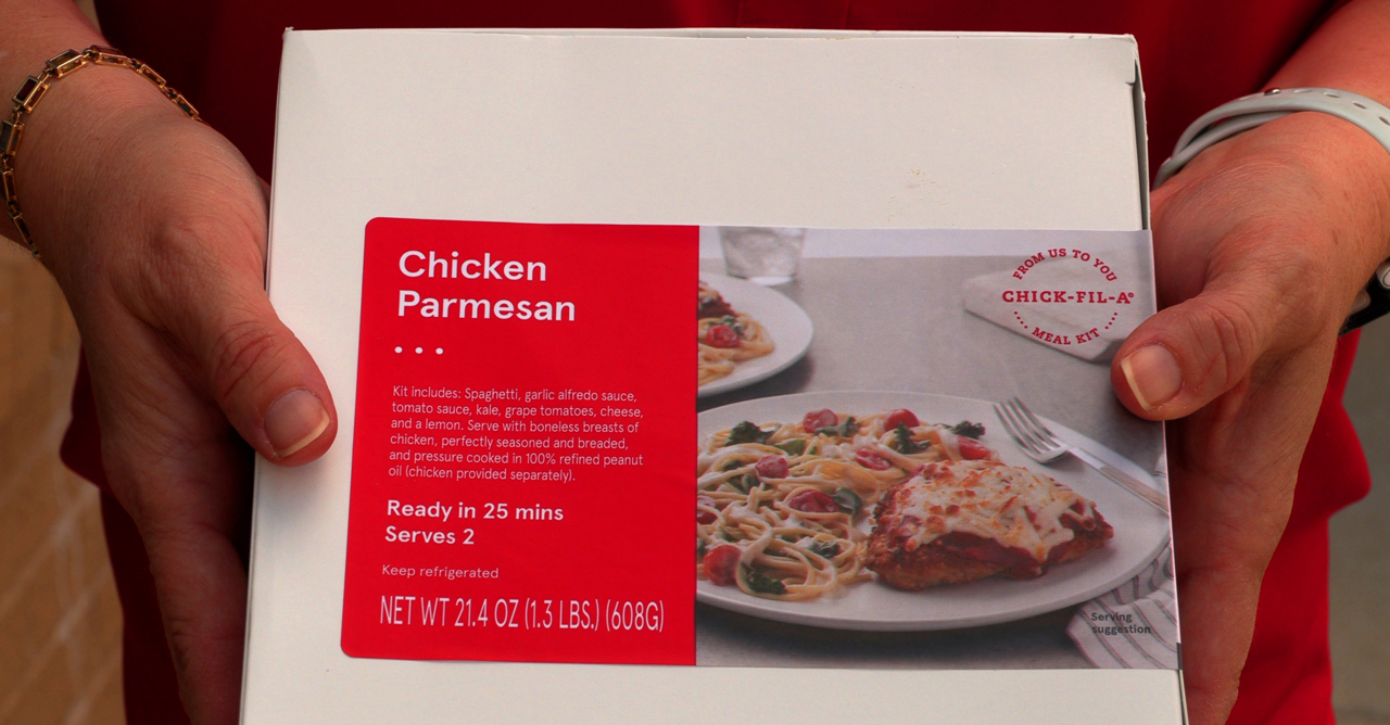 Here’s a peek inside Chick-fil-A’s new Chicken Parmesan Meal Kit