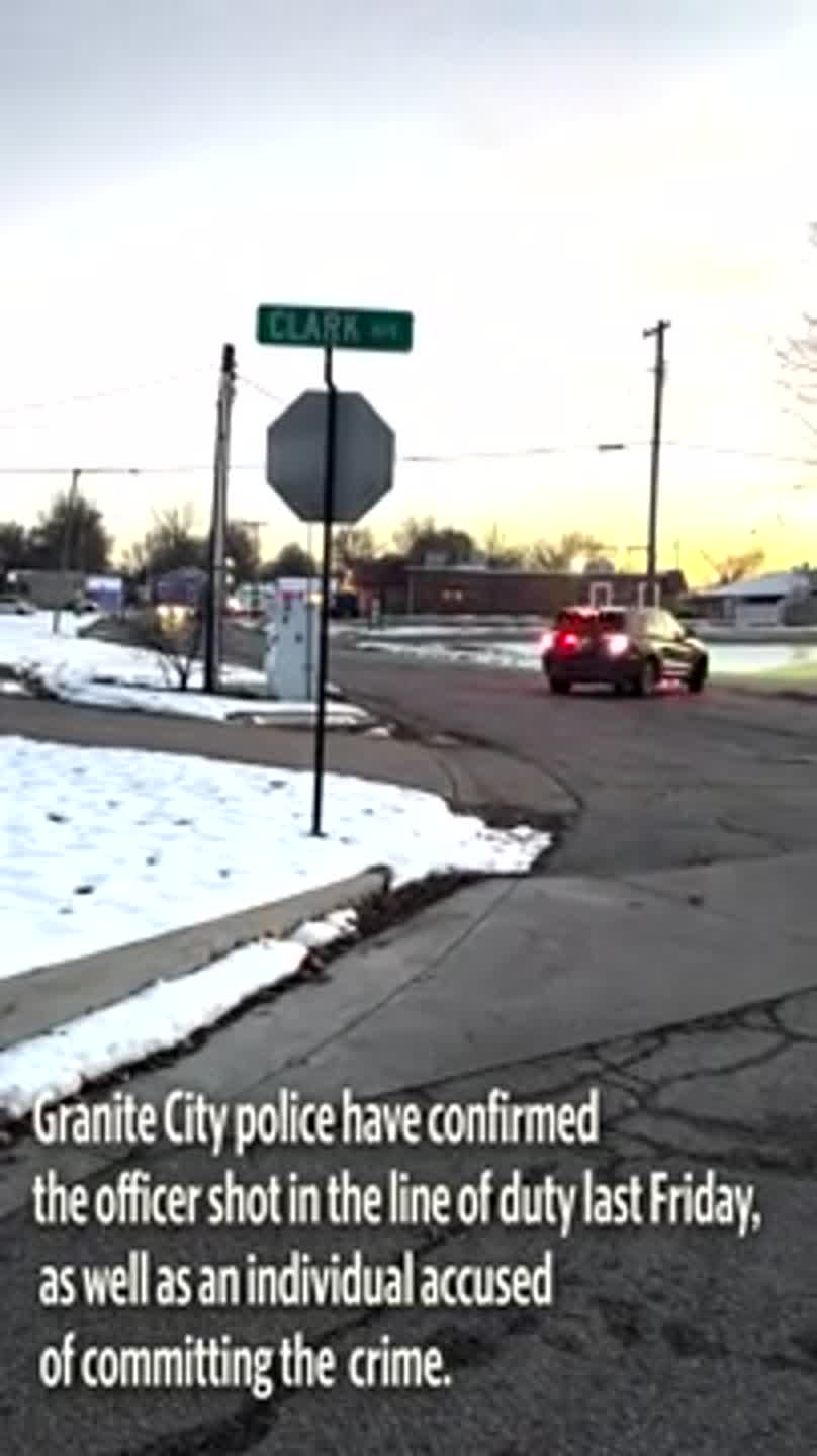 Granite City Officials Announce Name of Officer Shot and Individual Charged