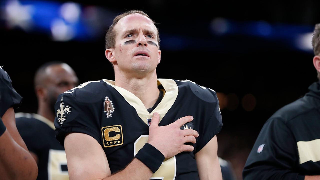 Saints QB Drew Brees apologizes for comments on anthem protests: ‘It breaks my heart’