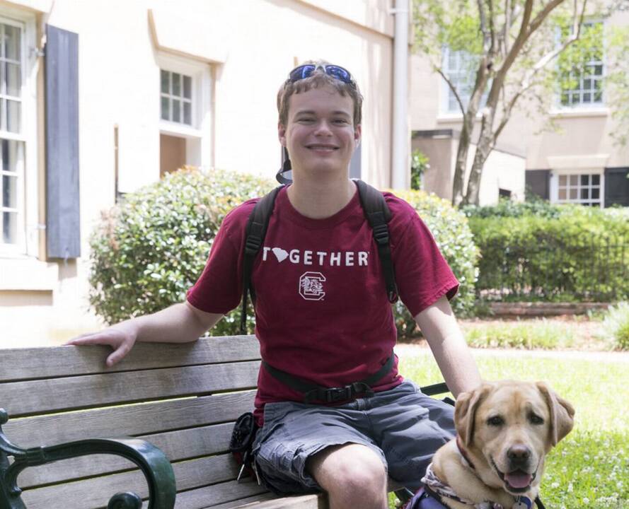 Rhodes Scholar Jory Fleming and Frank Martin