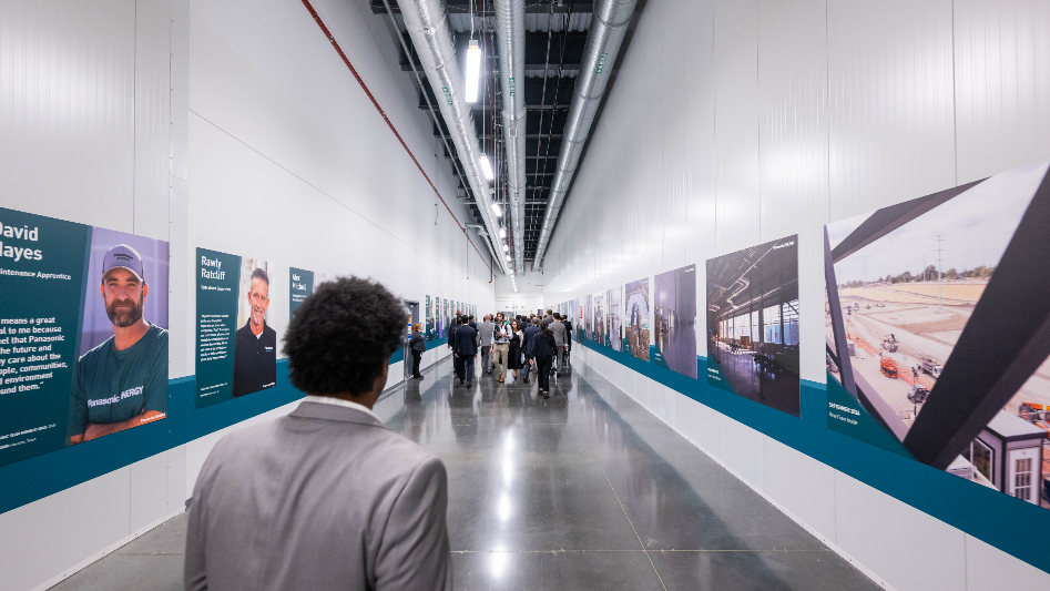 The Panasonic EV battery plant is officially open. Take a look alongside international, state officials