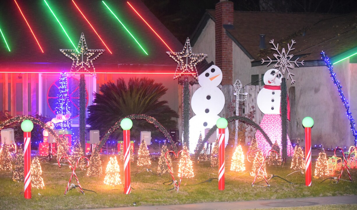 Merced residents help bring holiday cheer with annual decorations and light shows