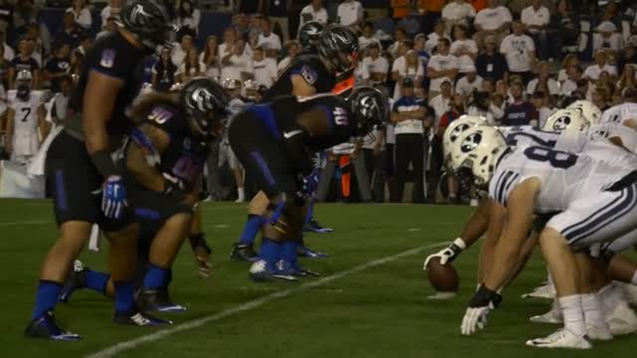 Watch: Tanner Mangum, former Eagle High athlete, plays for BYU