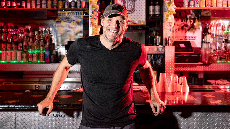 Former Hurricanes star celebrates 20th anniversary of his bar