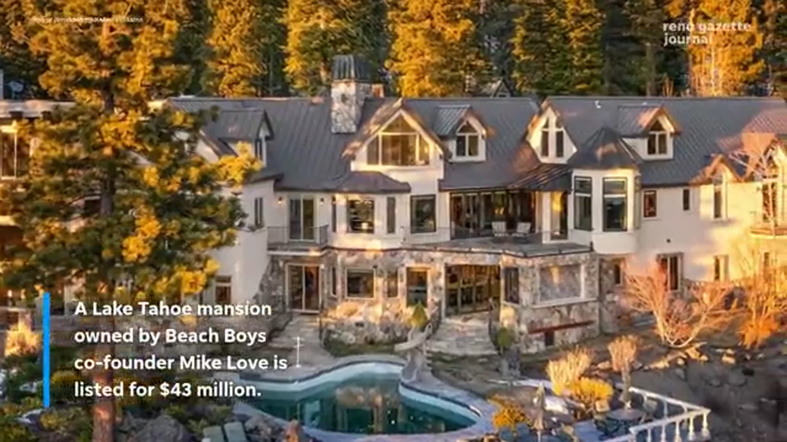 Beach Boys co-founder selling Lake Tahoe mansion for $43 million