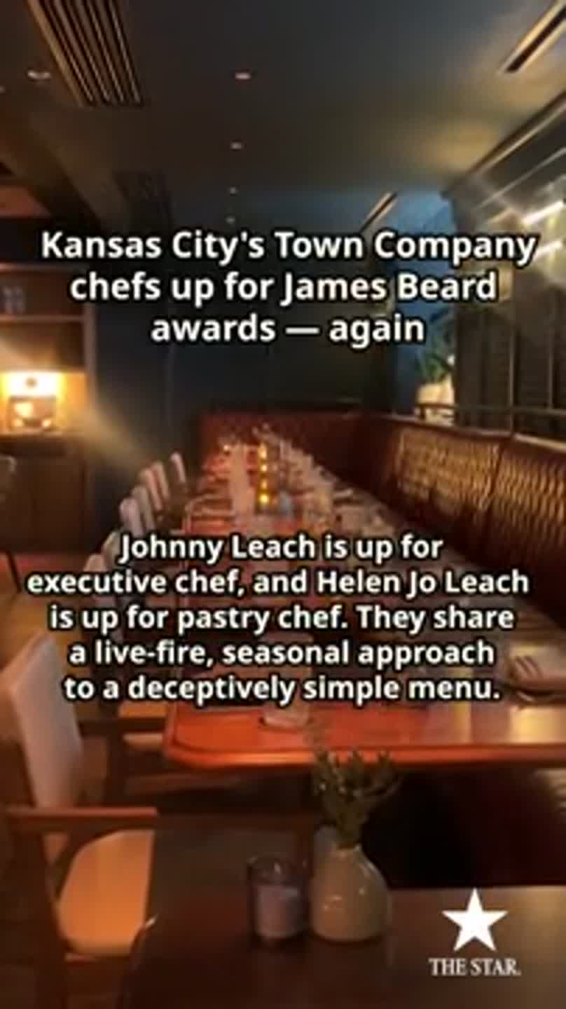 James Beard nominees Johnny and Helen Jo Leach on life at KC's Town Company restaurant
